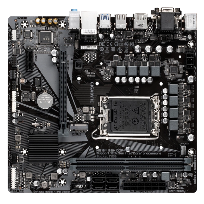 H610M S2H DDR4-2